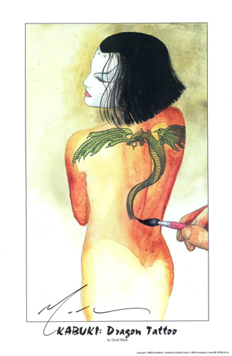 Kabuki: Dragon Tattoo. Notes: · The artwork, titled "Dragon Tattoo" for the 